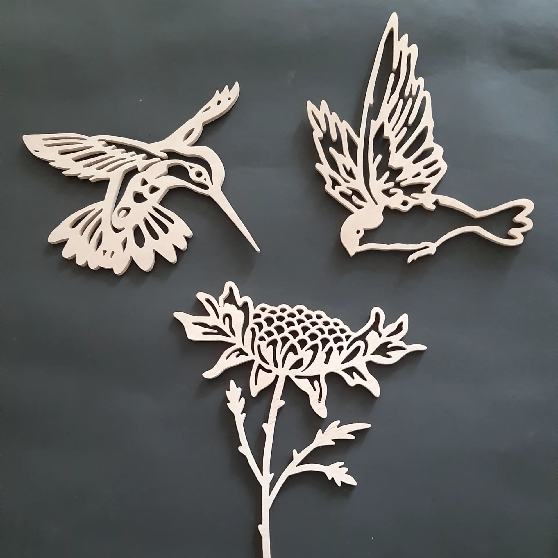 zonnebloem met vogels