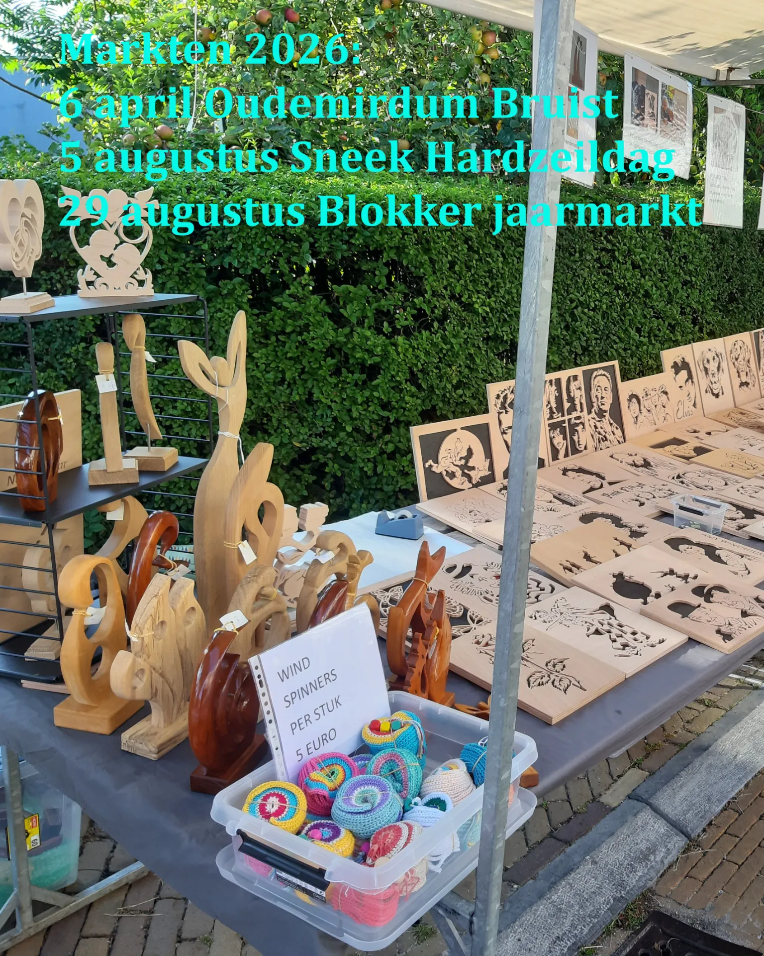Handgemaakt houten figuur