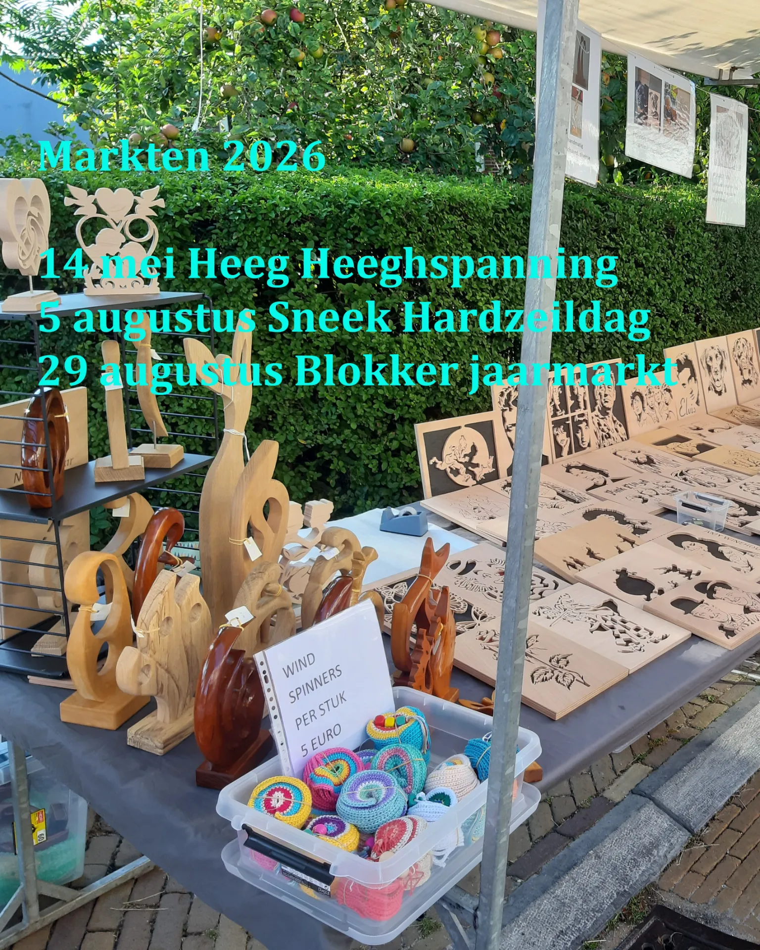 Handgemaakt houten figuur